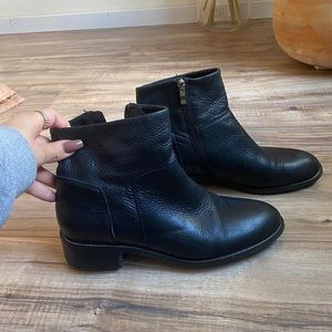 Franco Sarto Leather Booties